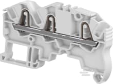 Te Entrelec - Bloc de jonction SNK PI-Spring 2.5² , 3 connexions noir