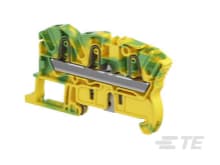 Te Entrelec - Bloc de jonction SNK PI-Spring 4² vert/jaune , 3 connexions