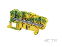 Te Entrelec - Bloc de jonction SNK PI-Spring 4² vert/jaune , 4 connexions