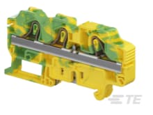 Te Entrelec - Bloc de jonction SNK PI-Spring 10² vert/jaune , 3 connexions