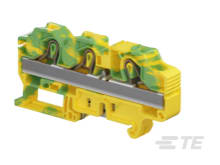 Te Entrelec - Bloc de jonction SNK PI-Spring 16² vert/jaune , 3 connexions