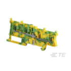 Te Entrelec - Bloc de jonction Débrochable  2.5² , 4 connexions vert/jaune