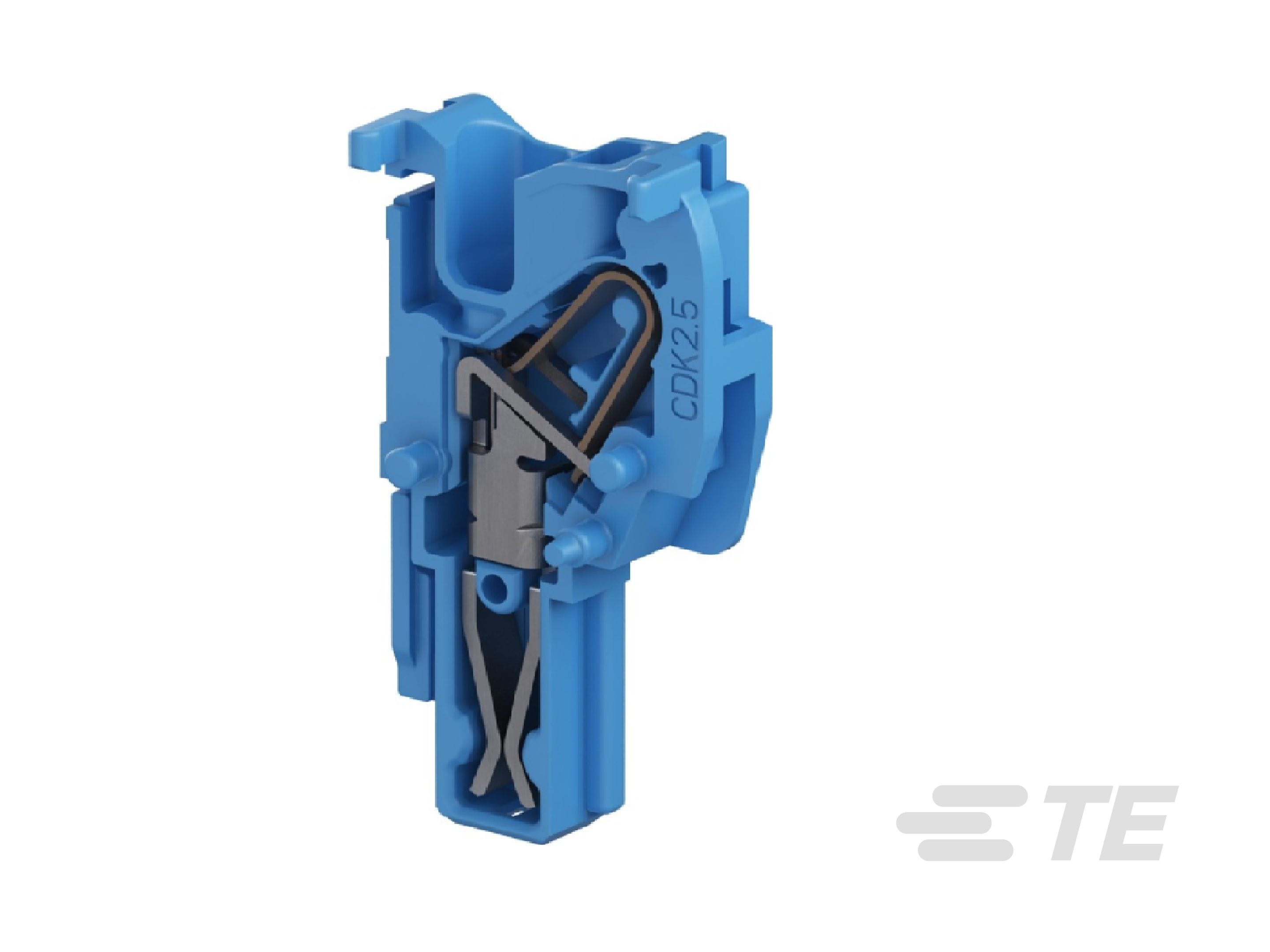 Te Entrelec - Fichier pour blocs Débrochable / PI-Spring 2,5² bleu