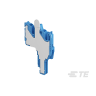 Te Entrelec - Fichier pour blocs Débro/PI-Spring 2,5² , 2 connexions, shuntable, bleu, fermé