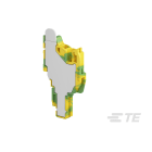 Te Entrelec - Fichier pour blocs Débrochable  / PI-Spring 2,5² , shuntable, vert/jaune, fermé