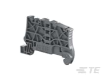 Te Entrelec - Butée d'arrêt sans vis au pas de 5,2, polyamide V0