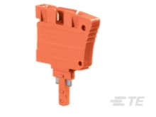 Te Entrelec - Bouchon de sectionnement pour blocs de jonction SNK au pas de 5mm, orange