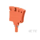 Te Entrelec - Bouchon de sectionnement pour blocs de jonction SNK au pas de 5mm, orange