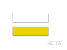 Te Entrelec - Etiquette adhésive pour porte-repère LH 30 x 8,8 mm pour butée d'arrêt (jaune)