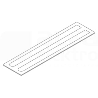 Te Entrelec - Etiquette adhésive 20 x 430 mm (blanc) en PVC