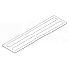 Te Entrelec - Etiquette adhésive appareillage modulaire 20 x 215 mm (blanc) en PVC