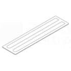 Te Entrelec - Etiquette adhésive 20 x 430 mm (blanc) en PVC