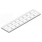 Te Entrelec - Etiquette non adhésive pour apparaillage 15 x 27 mm (bicolore) en Methacrylate