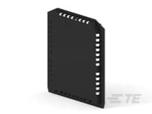 Te Entrelec - PF11.0 Bornes Vides-Plaque de Fermeture-Noir-Ep.3 mm