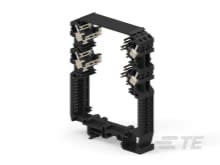 Te Entrelec - BFU2 S12 BK Bornes Vides-Corps-Noir-12 Serre fils -Epaisseur 16,5 mm