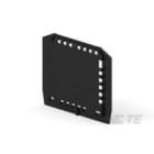 Te Entrelec - PFN1.BK Bornes Vides-Plaque de Fermeture-Noir-Ep 3.5 mm