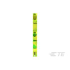 Te Entrelec - Bloc de jonction SNK PI-Spring 4mm², 2 étages, 1 circuit, 4 connexions, vert/J