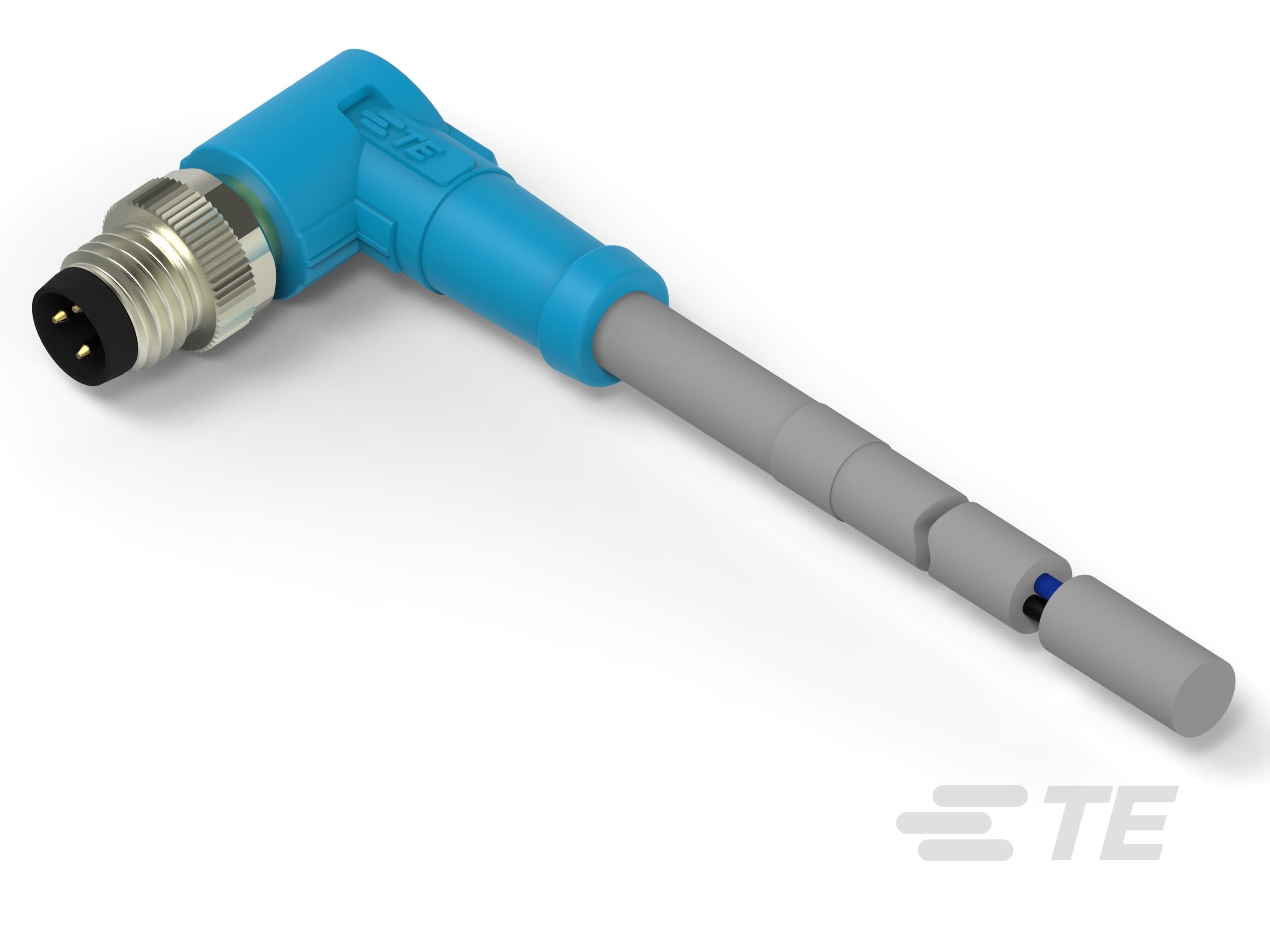 Te Entrelec - Cordons simples, M8 Queue de cochon,Gris