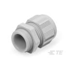 Te Entrelec - Presse-étoupe (sans contre-écrou), filetage métrique, polyamide, gris (Taille E)