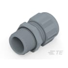 Te Entrelec - Presse-étoupe (sans contre-écrou), filetage métrique, polyamide, gris (Taille F)
