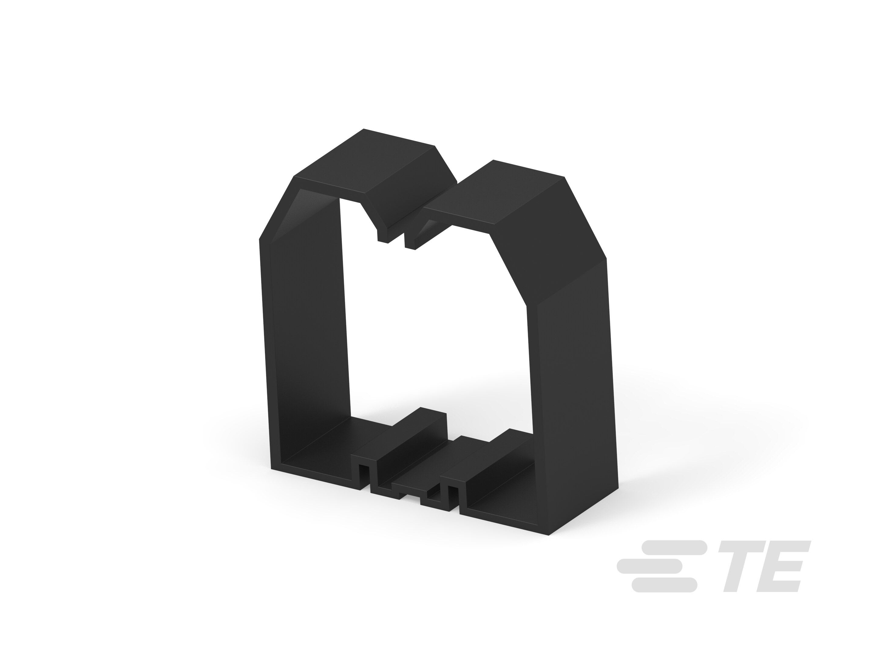 Te Entrelec - Support de fil pour goulotte, 60x60mm, Noir