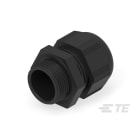 Te Entrelec - Presse-étoupe (sans contre-écrou), filetage métrique, polyamide, noir (Taille G)