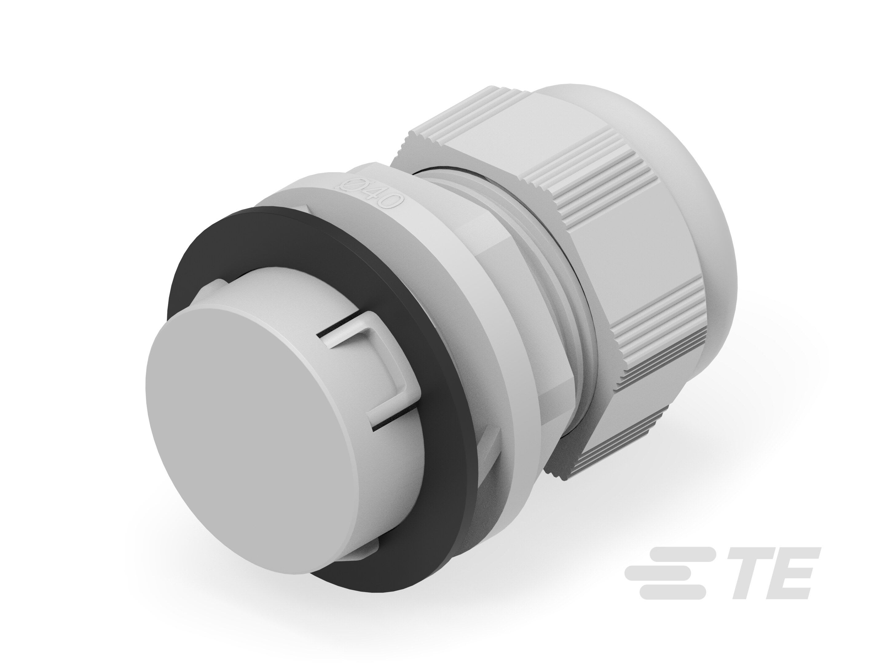 Te Entrelec - Presse-étoupe, snap-in, polyamide, gris c. (Taille B)