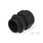 Te Entrelec - Presse-étoupe (sans contre-écrou), filetage métrique, polyamide, noir (Taille D)