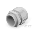 Te Entrelec - Presse-étoupe (sans contre-écrou), filetage métrique, polyamide, gris (Taille A)