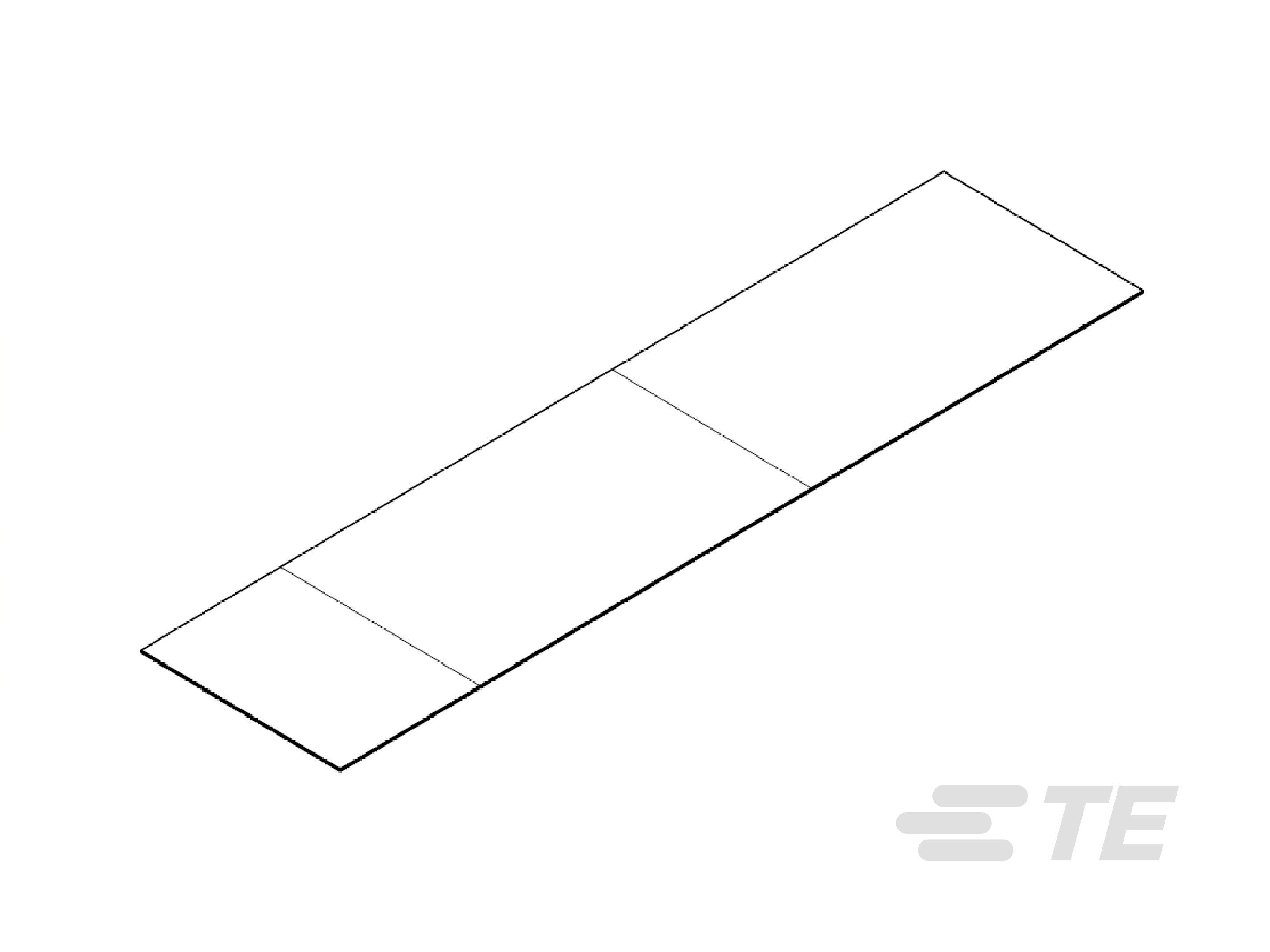 Te Entrelec - Etiquette adhésive 60 x 100 mm (blanc) en PVC
