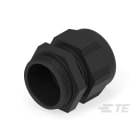 Te Entrelec - Presse-étoupe (sans contre-écrou), filetage métrique, polyamide, noir (Taille C)