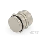 Te Entrelec - Presse-étoupe (sans contre-écrou), filetage métrique, Laiton nickelé (Taille C)