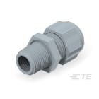 Te Entrelec - Presse-étoupe (sans contre-écrou), filetage NPT, polyamide, gris (Taille A)
