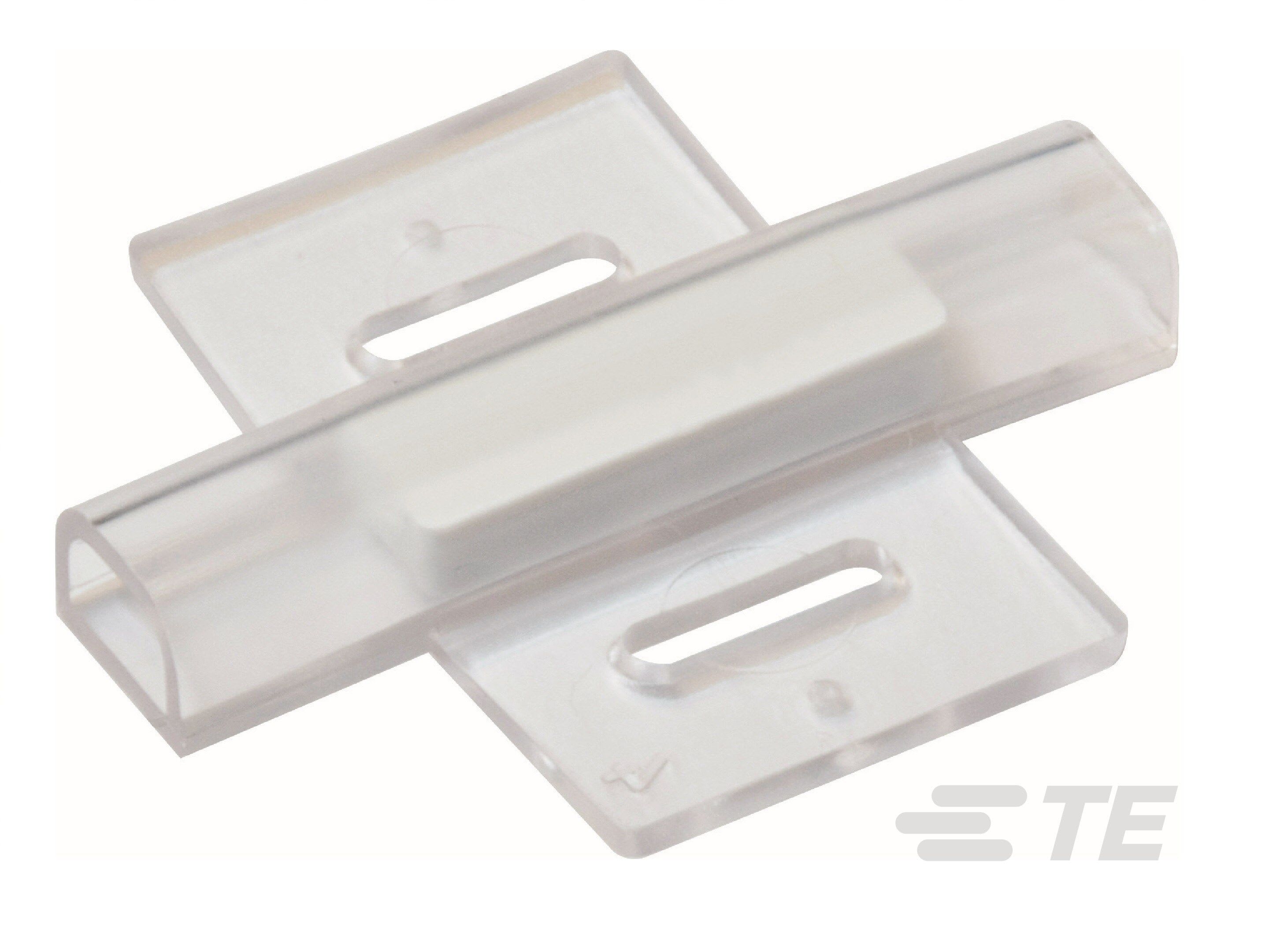 Te Entrelec - Bague porte-repère fixation collier 4 x 18 mm (transparent) en PVC