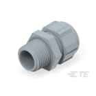 Te Entrelec - Presse-étoupe (sans contre-écrou), filetage NPT, polyamide, gris (Taille D)