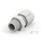 Te Entrelec - Presse-étoupe (sans contre-écrou), filetage métrique, polyamide, gris (Taille E)