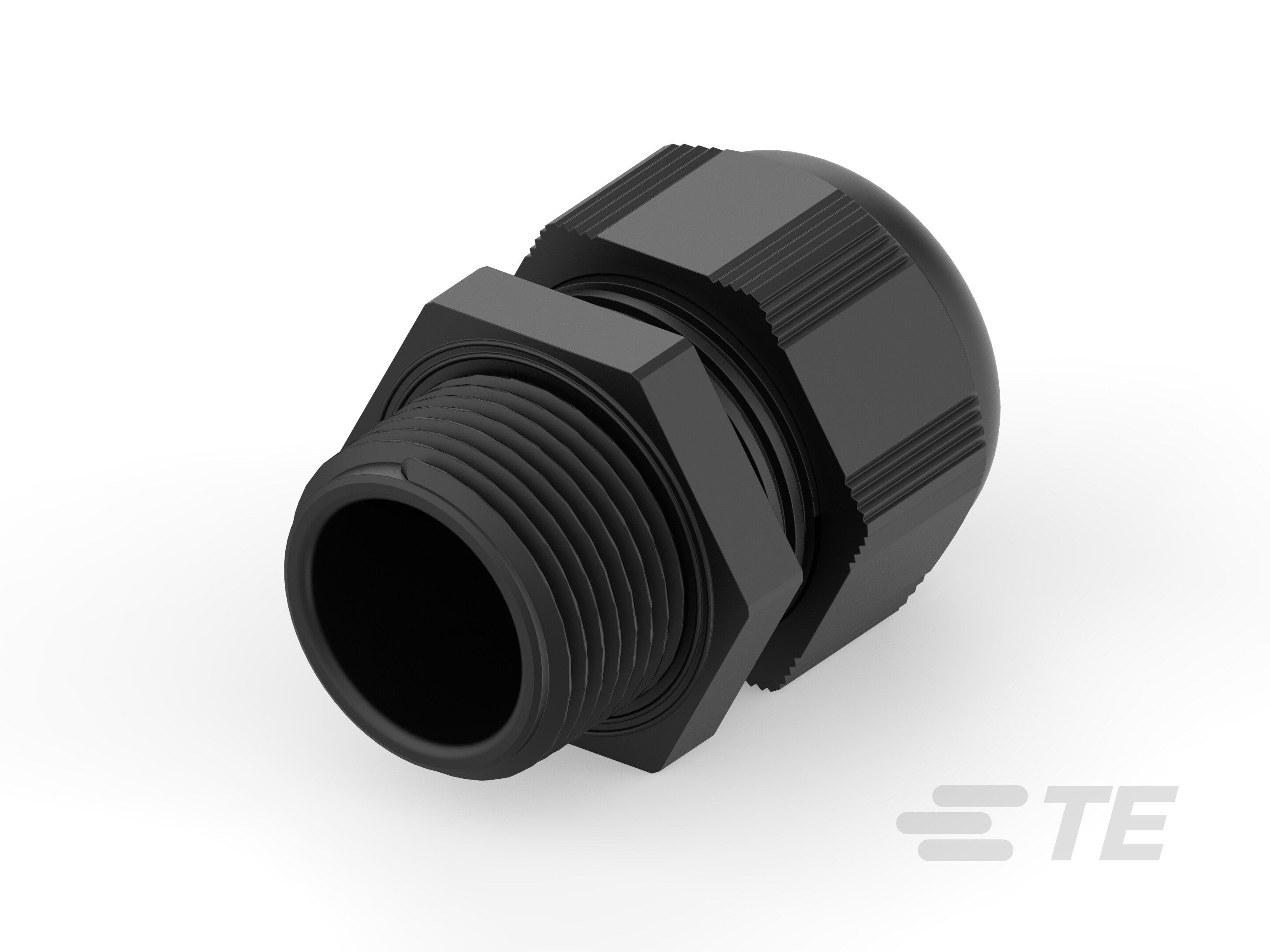 Te Entrelec - Presse-étoupe (sans contre-écrou), filetage NPT, polyamide, noir (Taille B)