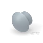 Te Entrelec - Bouchon dôme EP-DOP en polyamide, taille 52, diam. 34,6, Gris