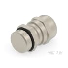 Te Entrelec - Presse-étoupe (sans contre-écrou), filetage PG, Laiton nickelé (Taille A)