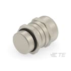 Te Entrelec - Presse-étoupe pour câbles RJ45, filetage métrique, Laiton nickelé (Taille C)