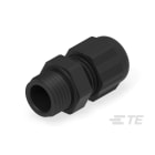 Te Entrelec - Presse-étoupe (sans contre-écrou), filetage PG, polyamide, noir (Taille A)