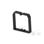Te Entrelec - Support de fil pour goulotte, 100x10mm, Noir