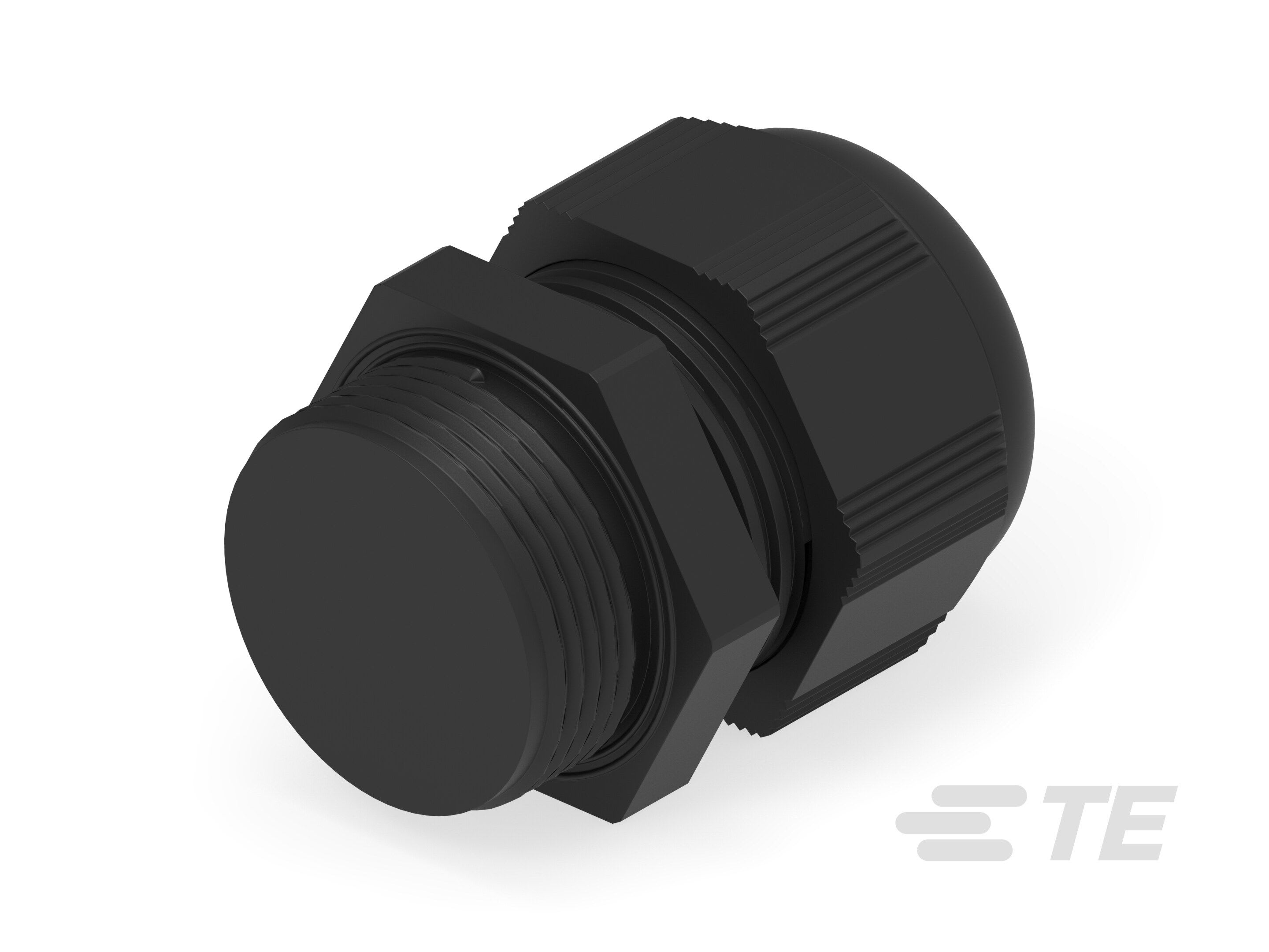 Te Entrelec - Presse-étoupe (sans contre-écrou), filetage PG, polyamide, noir (Taille A)