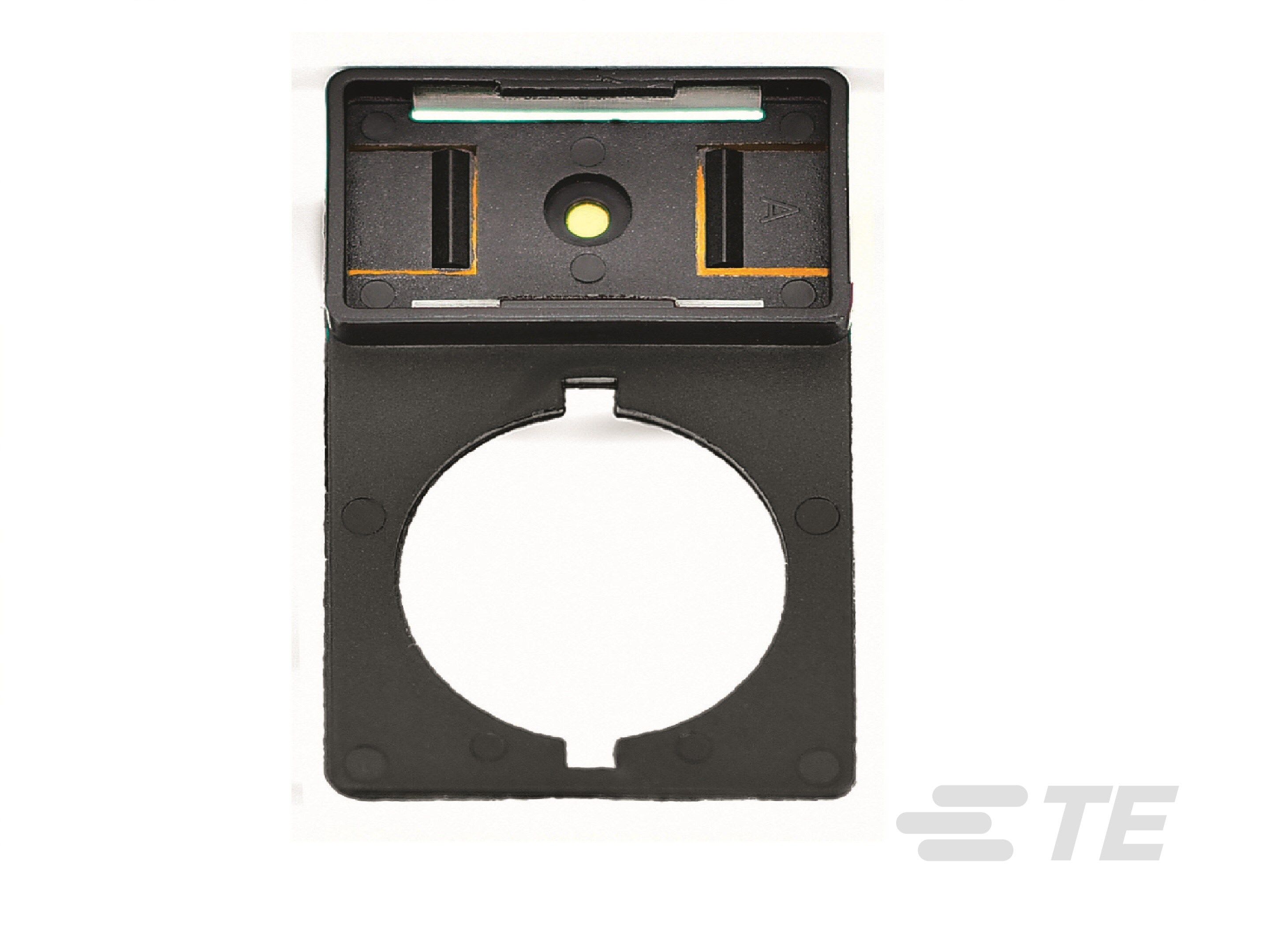 Te Entrelec - Porte-repère adhésif pour boutonnerie ZB4 (noir) en polyamide
