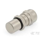 Te Entrelec - Presse-étoupe (sans contre-écrou), filetage métrique, Laiton nickelé (Taille B)