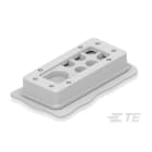 Te Entrelec - Presse-étoupe, plaques de 10 entrées, polyamide, gris c.