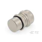 Te Entrelec - Presse-étoupe (sans contre-écrou), filetage métrique, Laiton nickelé (Taille D)