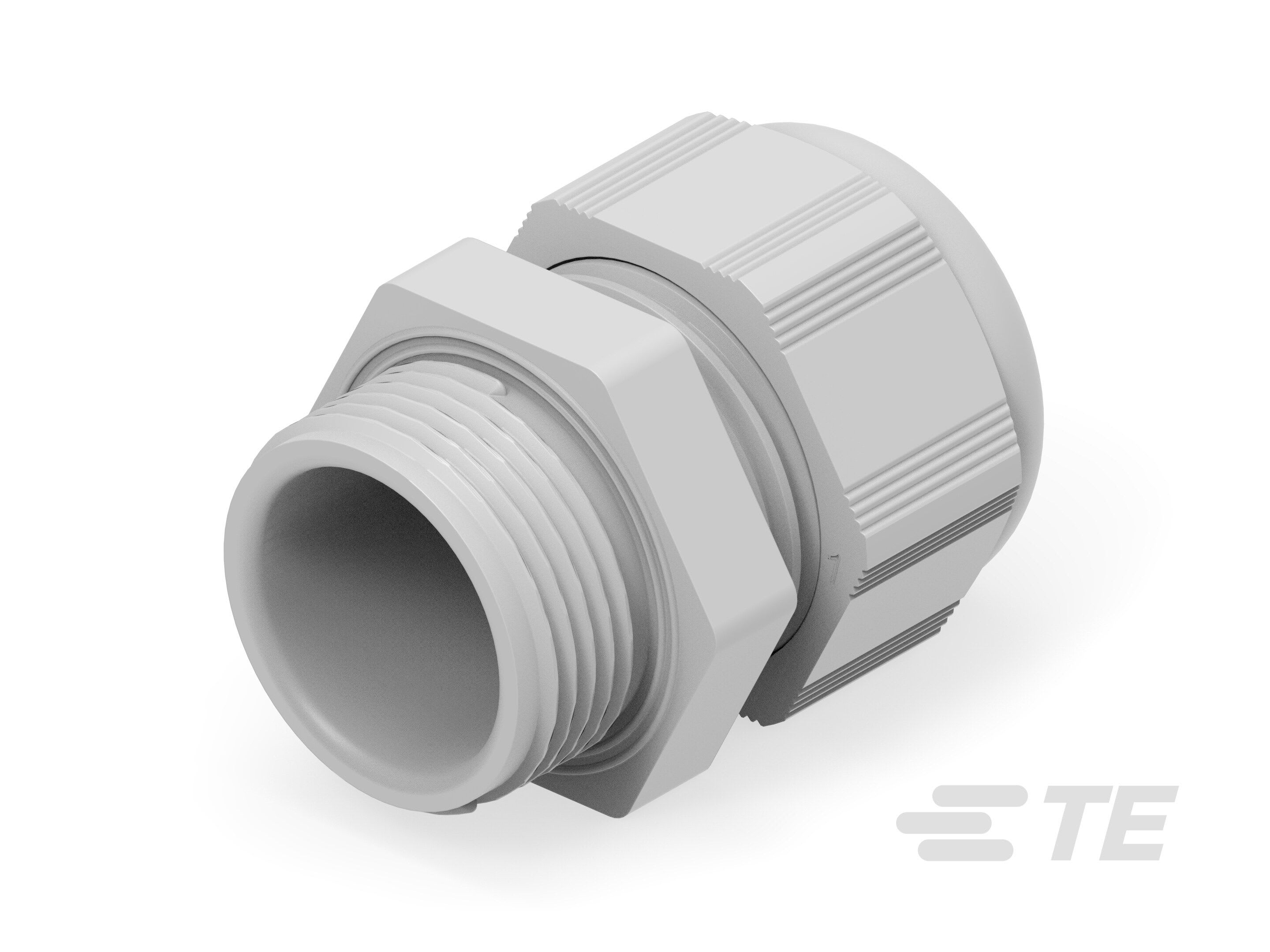 Te Entrelec - Presse-étoupe pour câbles RJ45, filetage PG, polyamide, gris c. (Taille A)