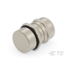 Te Entrelec - Presse-étoupe (sans contre-écrou), filetage métrique, Laiton nickelé (Taille B)