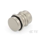 Te Entrelec - Presse-étoupe (sans contre-écrou), filetage métrique, Laiton nickelé (Taille A)